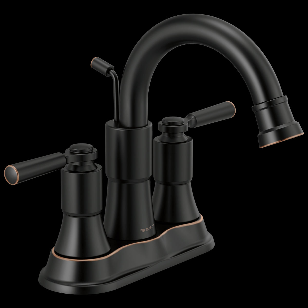 Peerless P2523LF-OB Two-Handle Centerset Bathroom Faucet