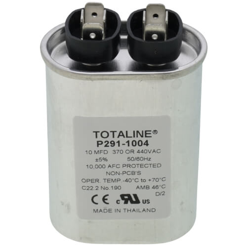 Carrier P291-1004 Capacitor 440V 10MFD Oval Single