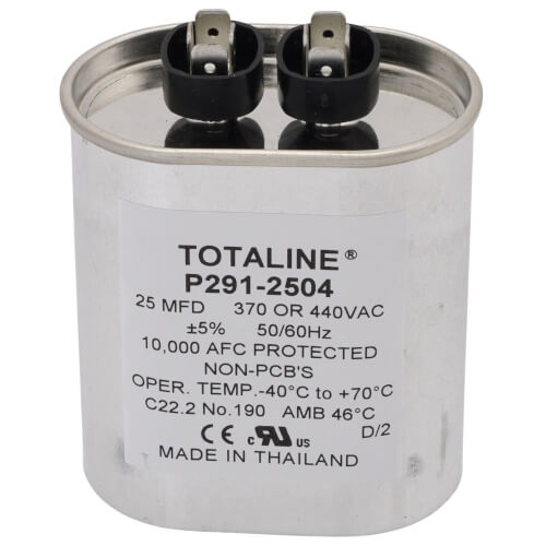 Carrier P291-2504 Capacitor 440V Single 25 MFD Replacement P291-2503