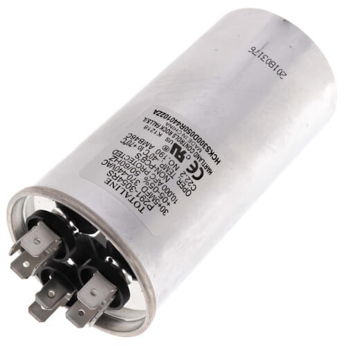 Carrier P291-3054RS 440V Dual Round Run Capacitor 30/5 MFD