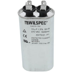 AAON P5130B Capacitor 15MFD 370V Oval Run