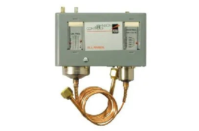 Johnson Controls P70NA-1C Dual Function Electromechanical Pressure Control 100-500 Psig 20-100 Psig