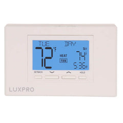 Lux P722U-010 Programmable Thermostat 7 Day Programming 2 Heat - 2 Cool