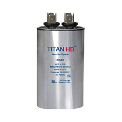 Packard POCF4A Titan HD Single Section Motor Run Capacitor, 4 uF, 440/370 VAC, Oval