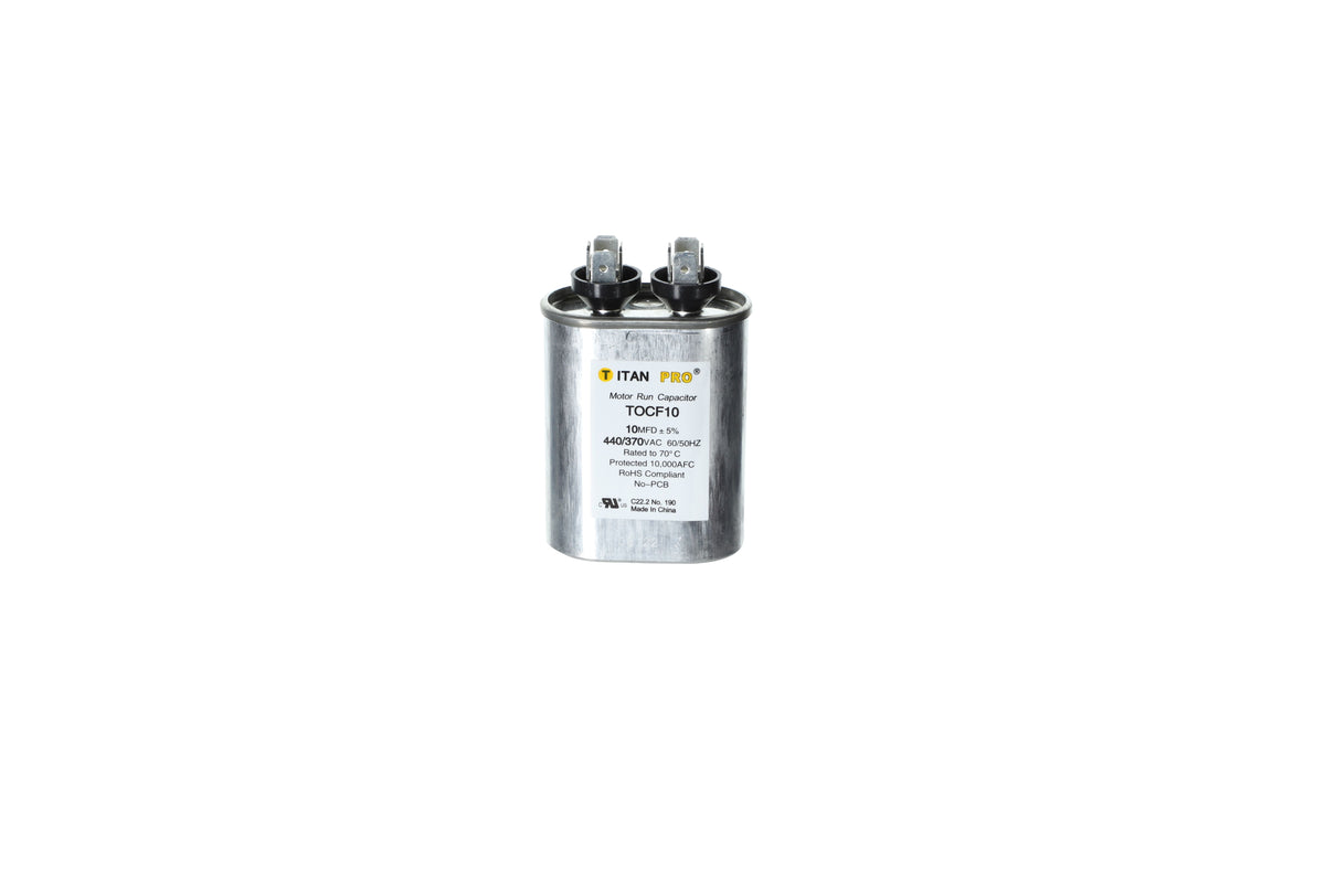 Packard TOCF7.5 Titan Pro 7.5 MFD 440/370V Oval Run Capacitor