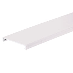 Panduit NC3WH6 Type NC Halogen-Free Wiring Duct Cover, 6 ft Length, 3-1/4 in Width, 0.37 in Height