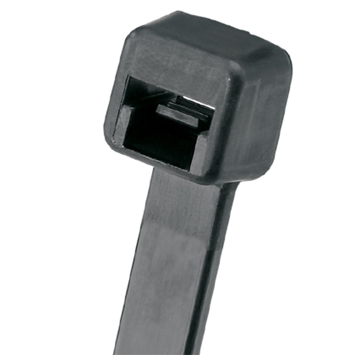 Panduit PLT.6SM-M0 Cable Tie, Black, UV PA6.6, 2.8L, 8lb, PK1000