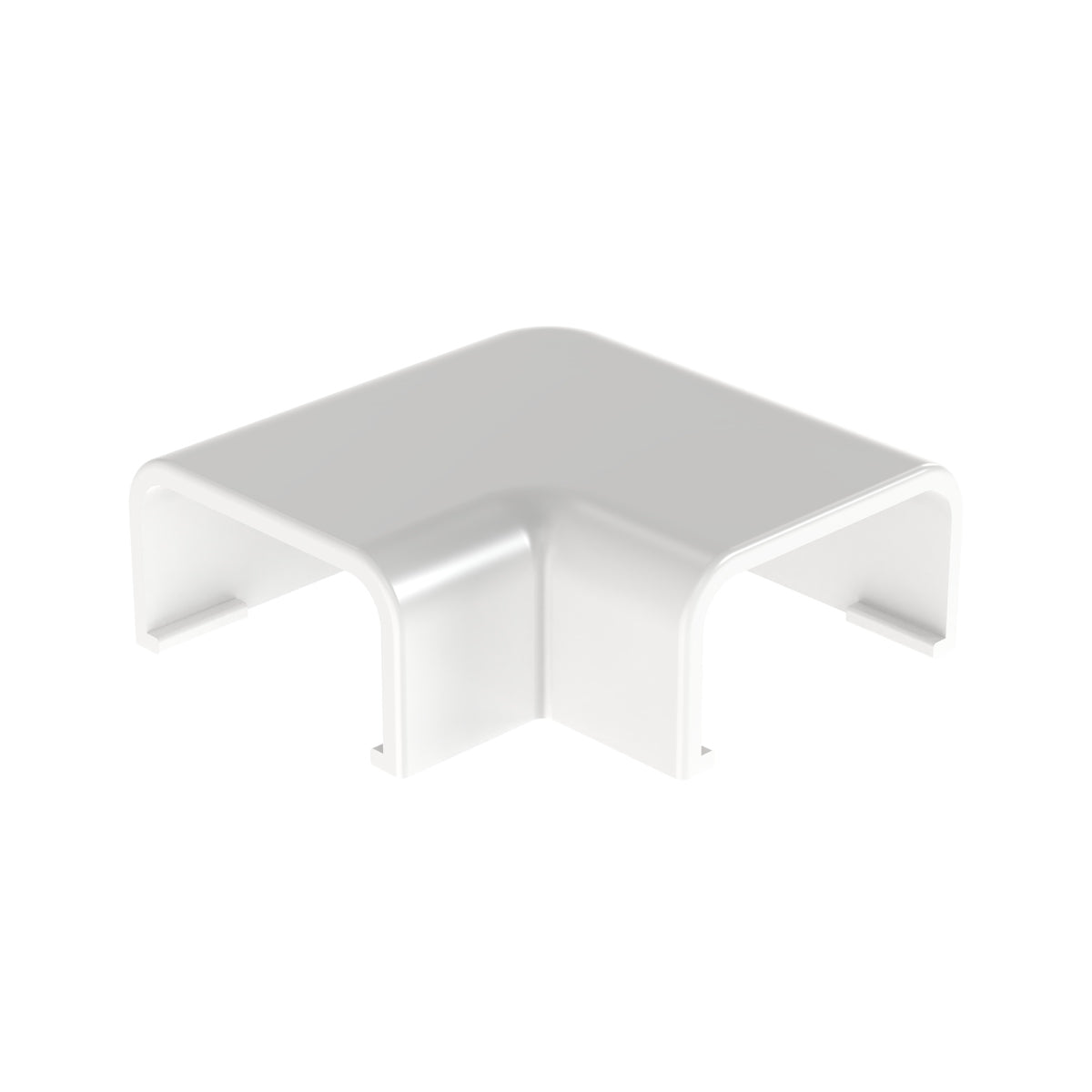 Panduit RAF3WH-E Surface Raceway LD3 Low Voltage Right Angle Fitting White