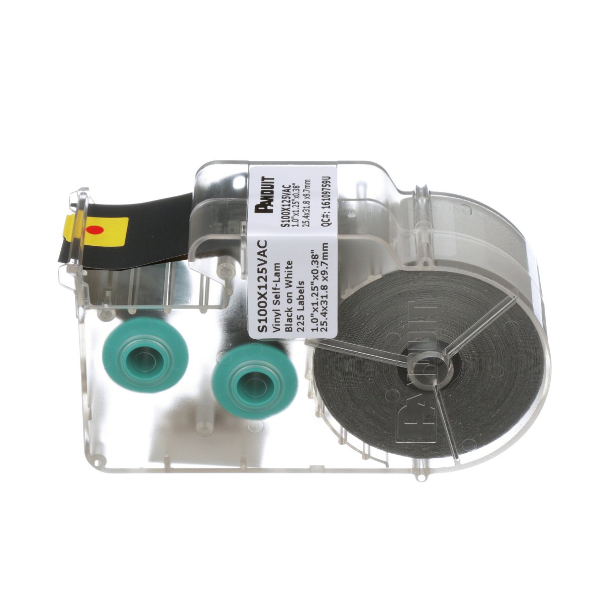 Panduit S100X125VAC P1 Self-Laminating Label Cassette 1-1/4 In X 1 In