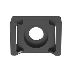 Panduit TM3S10-C0 Cable Tie Mount, Black, UV PA 6.6, 0.86 x 0.61, #10 Screw, PK100