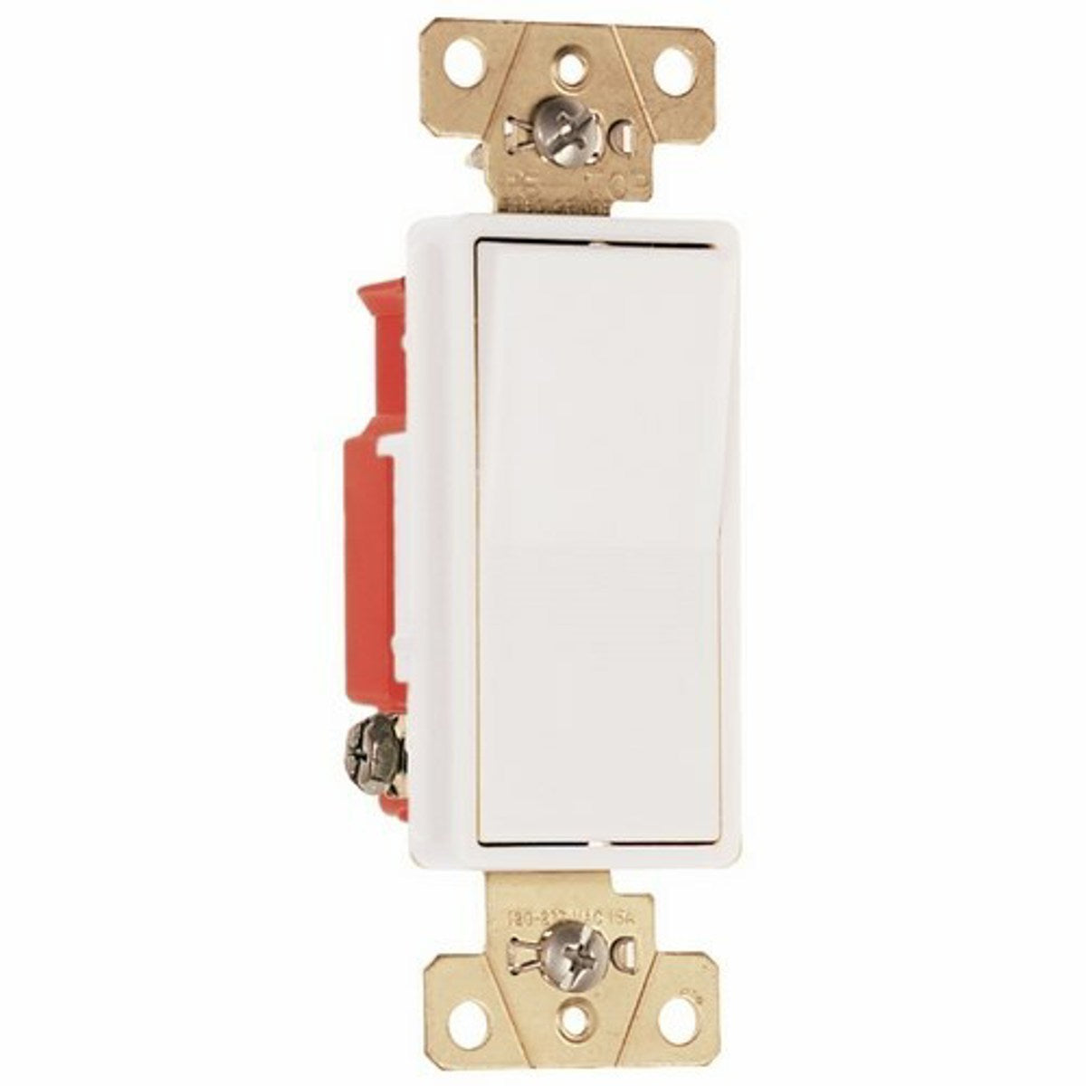 Legrand-Pass & Seymour 2621W Single Pole, Back and Side Wire Decorator Switch 20 Amps 120/277 Volts