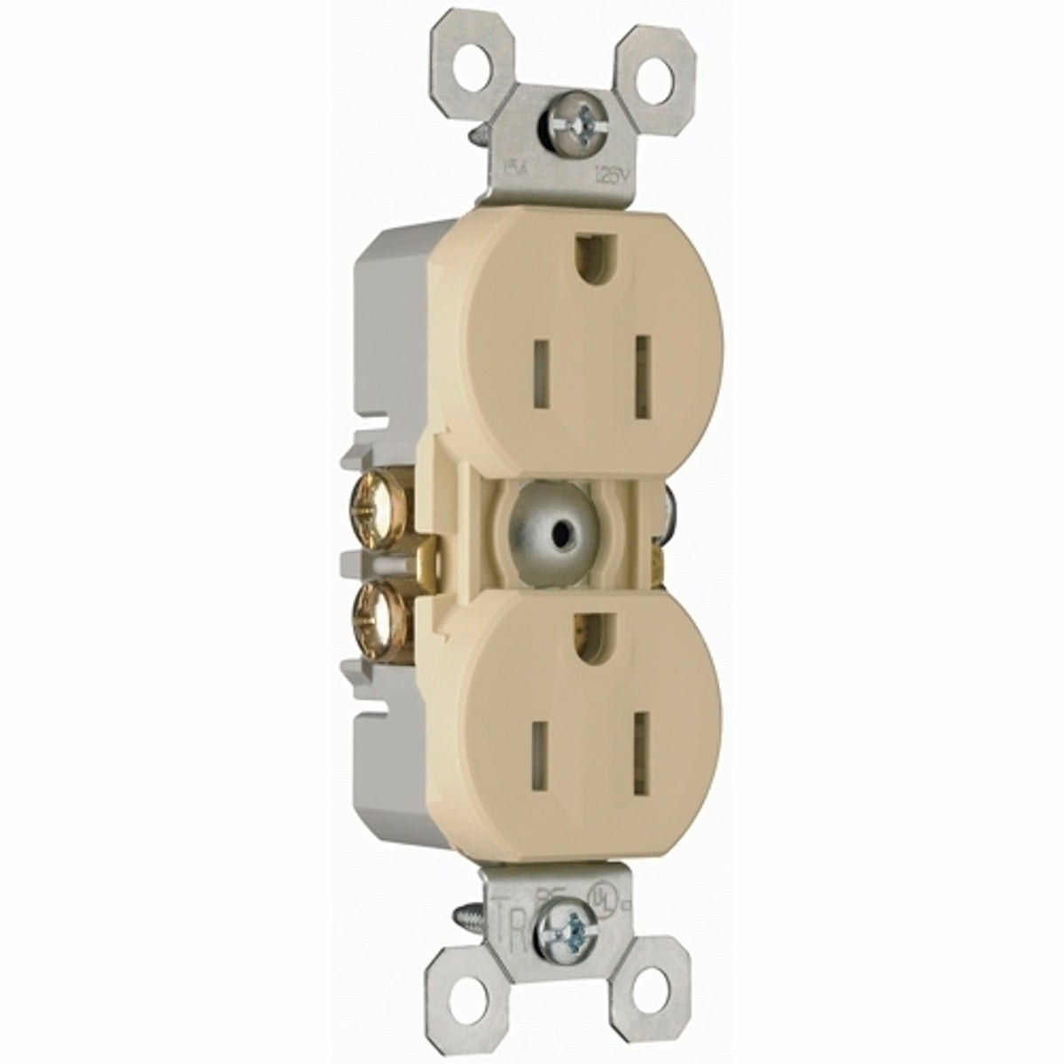 Legrand-Pass & Seymour 3232TRI Tamper-Resistant Duplex Grounding Receptacle 15 Amp 125 Volt