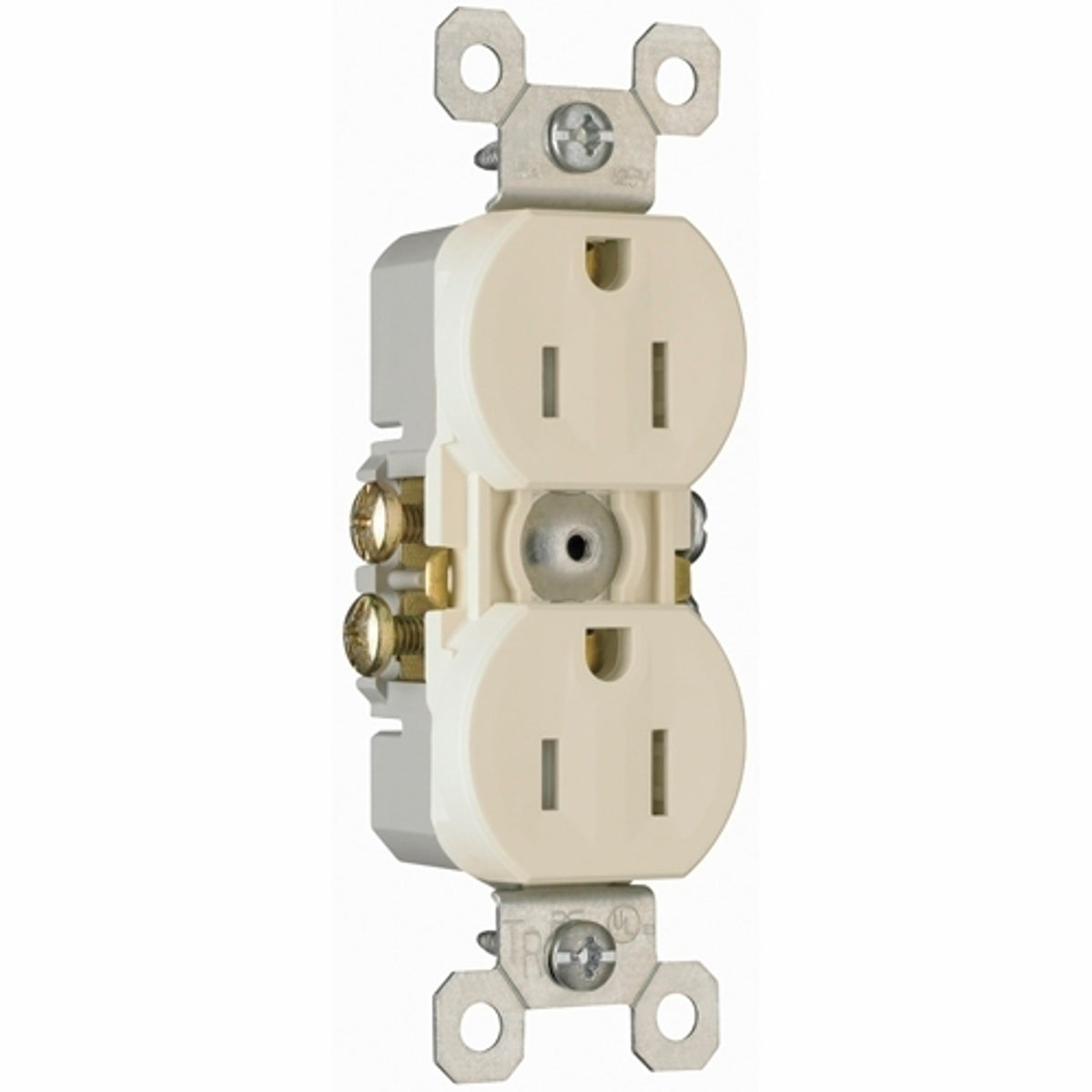 Legrand-Pass & Seymour 3232TRLA Tamper-Resistant Duplex Grounding Receptacle 15 Amp 125 Volt