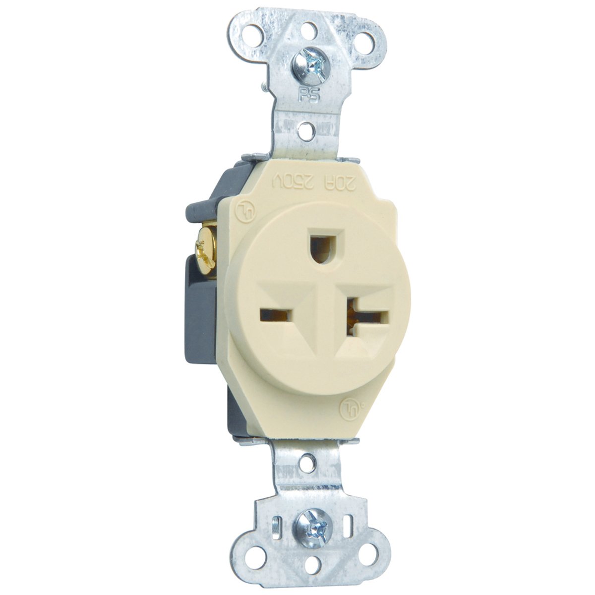 Legrand-Pass & Seymour 5851I Heavy-Duty Spec Grade Single Receptacle 20amp 250volt