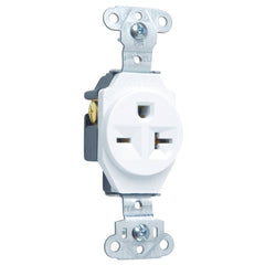 Legrand 5851W Heavy-Duty Spec Grade Single Receptacle 20amp 250volt