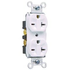 Legrand-Pass & Seymour 5862W Heavy-Duty Spec Grade Duplex Receptacle 20Amp 250Volt