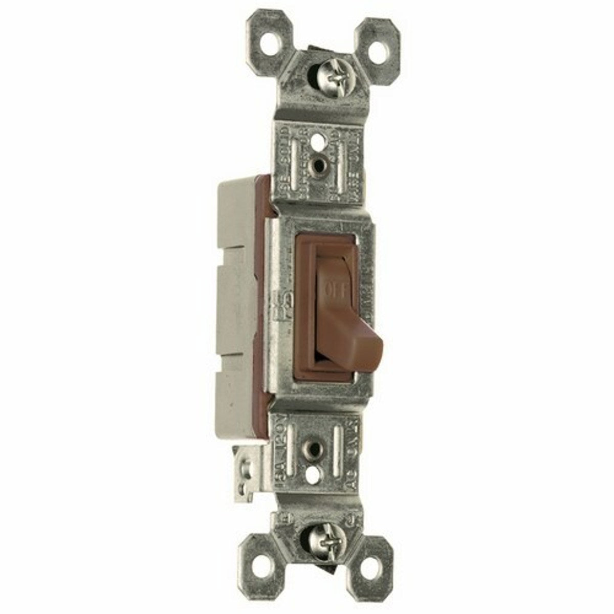 Legrand 660-G Single Pole Switch, Grounded Terminals, 15 Amps 120 Volts