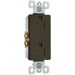 Legrand-Pass & Seymour 885TR Decorator Tamper-Resistant Receptacle 15 Amp 125 Volt Brown