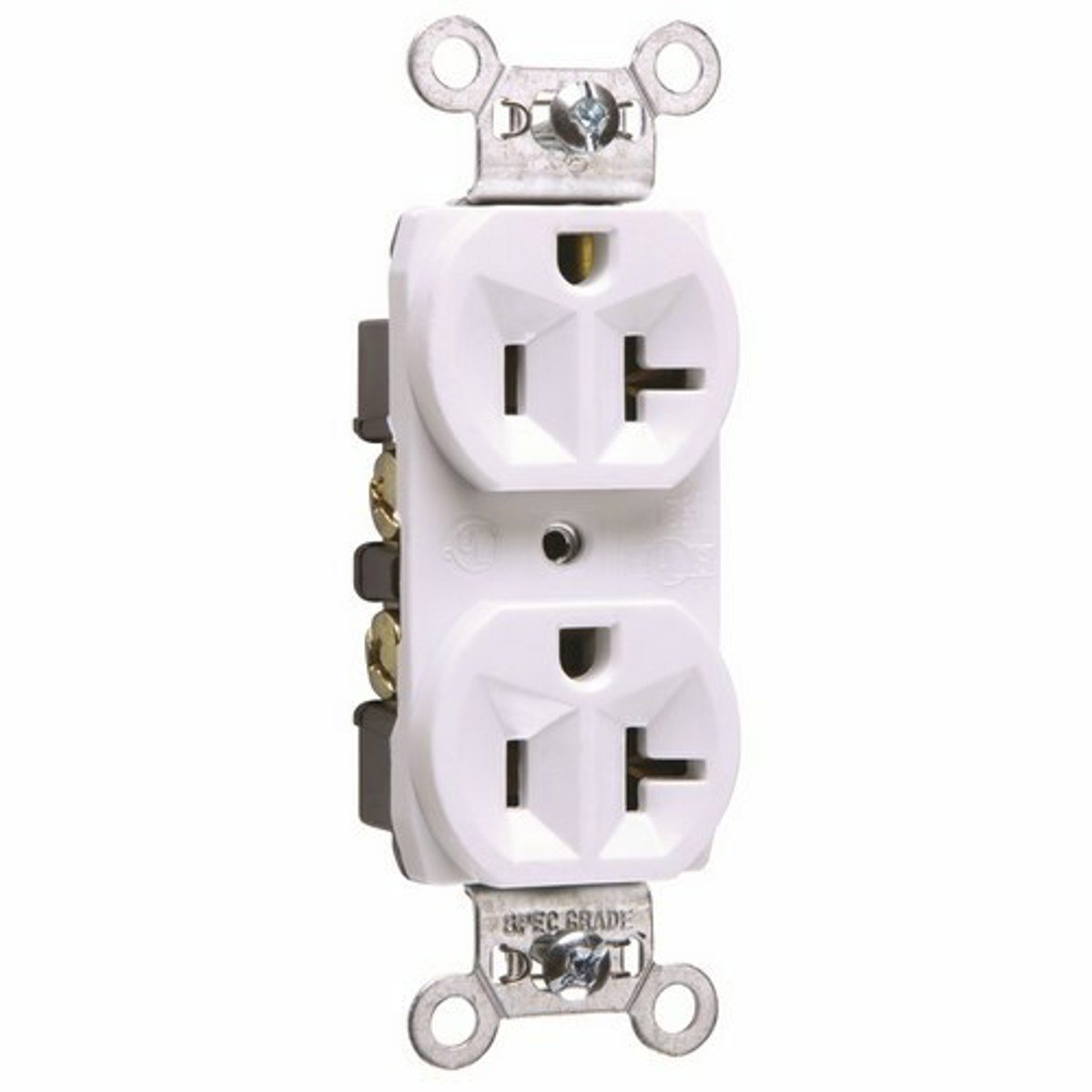 Legrand-Pass & Seymour CRB5362W Construction Spec Grade Duplex Receptacle 20amp 125volt