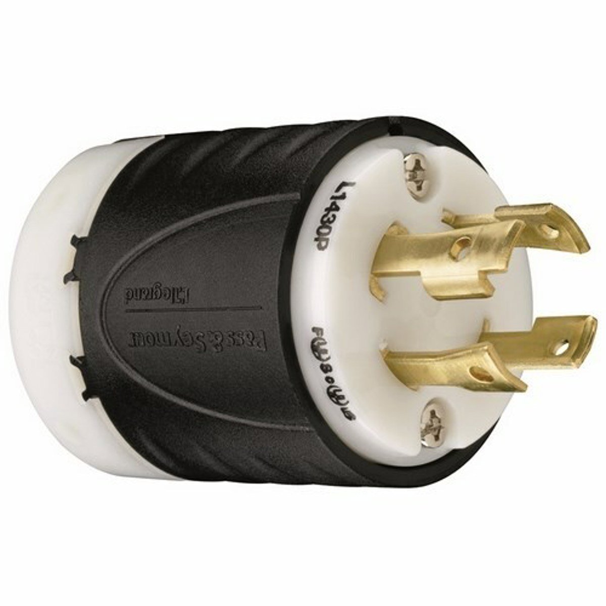 Legrand-Pass & Seymour L1430P Turnlok Plug 4Wire 30Amp 125/250Volts