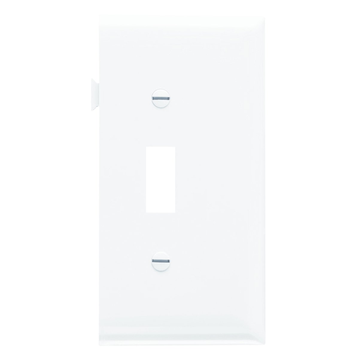 Legrand PJSE1W Sectional Wall Plate Semi-Jumbo Toggle End Section White