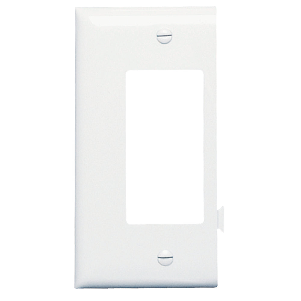 Legrand-Pass & Seymour PJSE26-W Sectional Wall Plate Semi-Jumbo Decorator End Section White