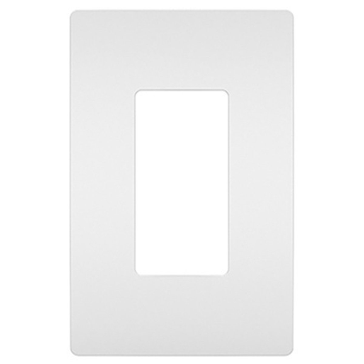 Legrand RWP26W Radiant 1-Gang Screwless Wall Plate, White