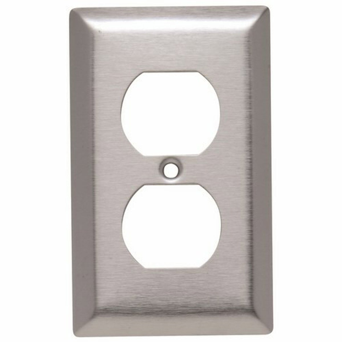 Legrand-Pass & Seymour SL8 Smooth Metal Wall Plate 1gang Duplex 430 Stainless Steel