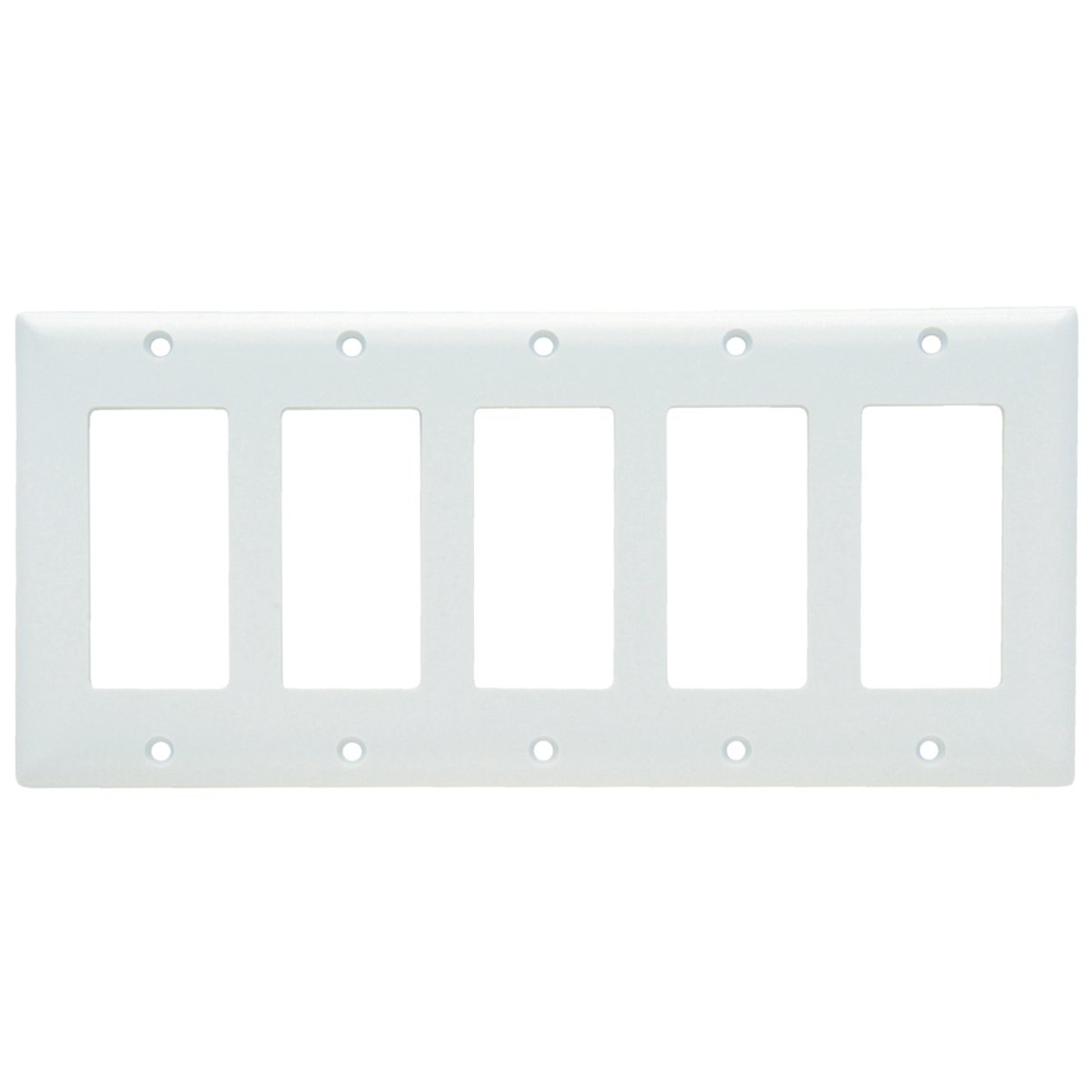 Legrand-Pass & Seymour SP265-W Decorator Wall Plate 5 Gang White