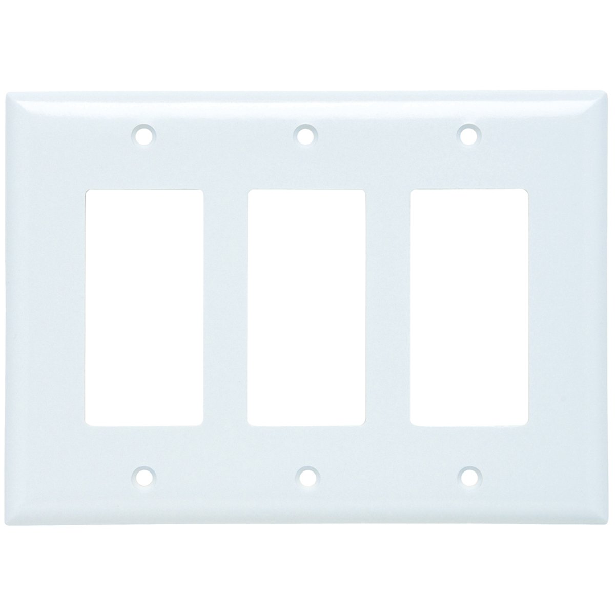 Legrand SPJ263-W Smooth Wall Plate Junior-Jumbo 3gang Decorator White