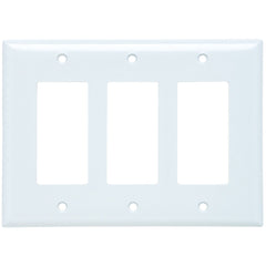 Legrand SPJ263-W Smooth Wall Plate Junior-Jumbo 3gang Decorator White