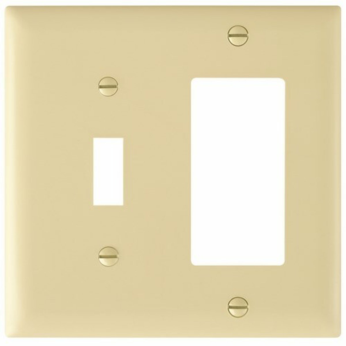 Legrand TP126-I Trademaster Plate 2gang 1toggle 1 Decorator Ivory