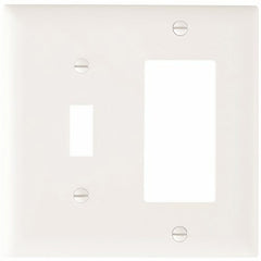 Legrand TP126W Trademaster Plate 2gang 1toggle 1 Decorator White