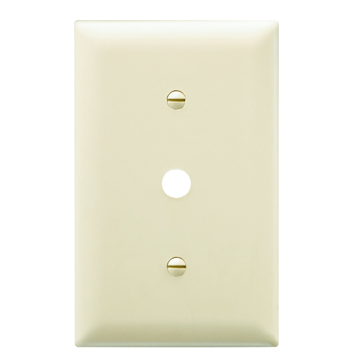 Legrand-Pass & Seymour TP12I Single Gang Single Telephone or Cable Outlet 13/32 Hole Strap Mounted with Adjustable Yoke