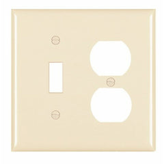 Legrand TP18-LA Trademaster Plate 2gang 1toggle 1duplex Light Almond