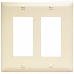 Legrand TP262-LA Trademaster Plate 2 Gangs 4.7 in H x 4.75 in W