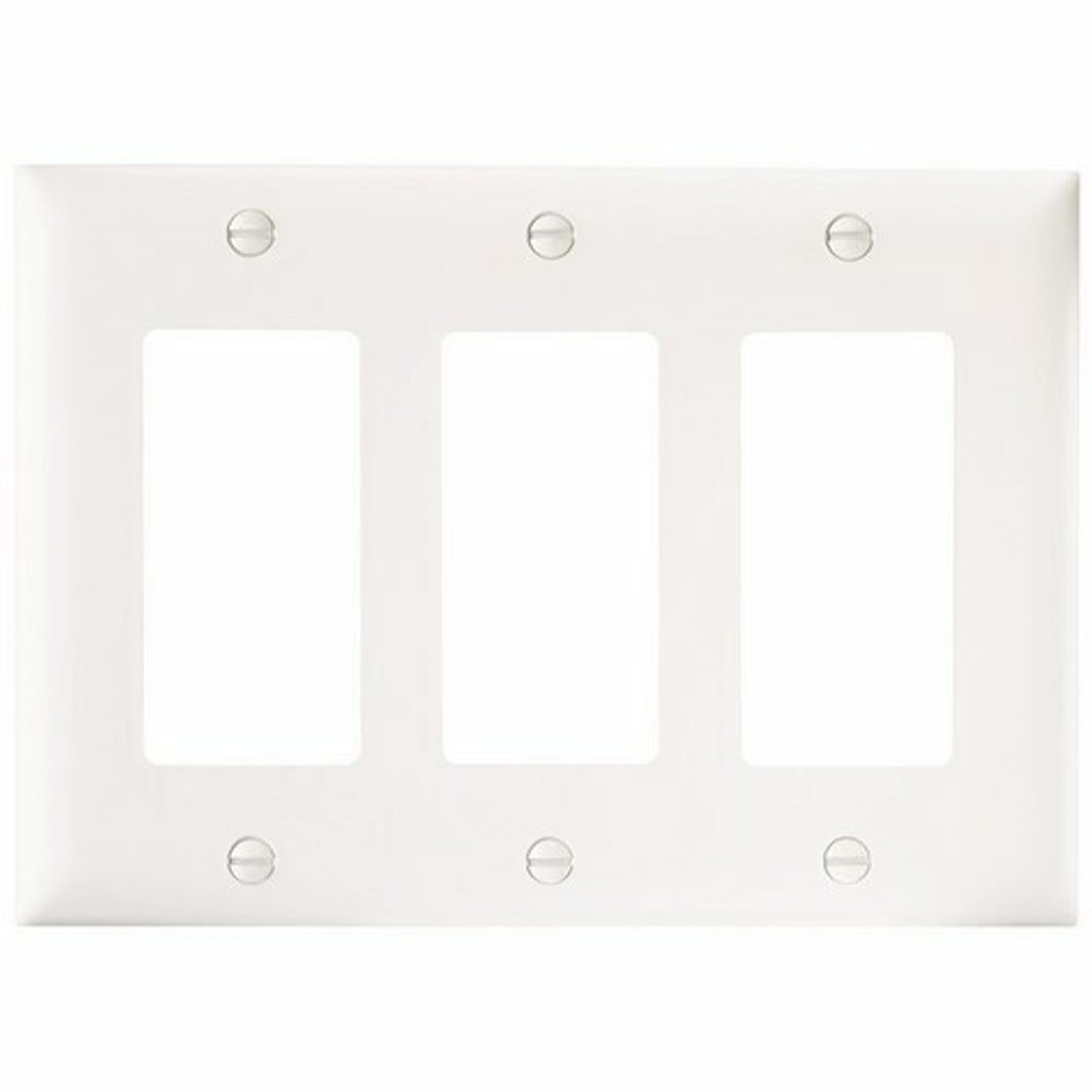 Legrand-Pass & Seymour TP263-W TP263W Rocker Wallplate, 3 Gang, White