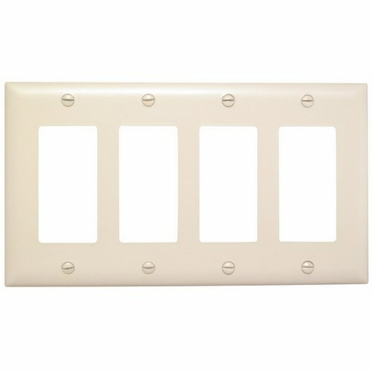 Legrand TP264-LA Trademaster Plate 4gang 4 Decorator Light Almond