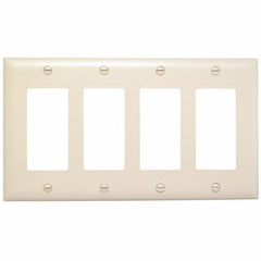 Legrand TP264-LA Trademaster Plate 4gang 4 Decorator Light Almond