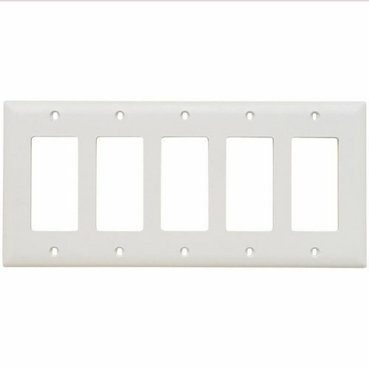 Legrand TP265-W Trademaster Plate 5gang 5 Decorator White