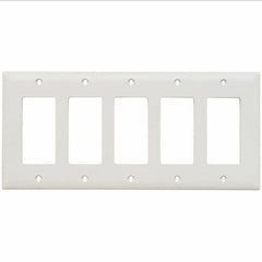 Legrand TP265-W Trademaster Plate 5gang 5 Decorator White