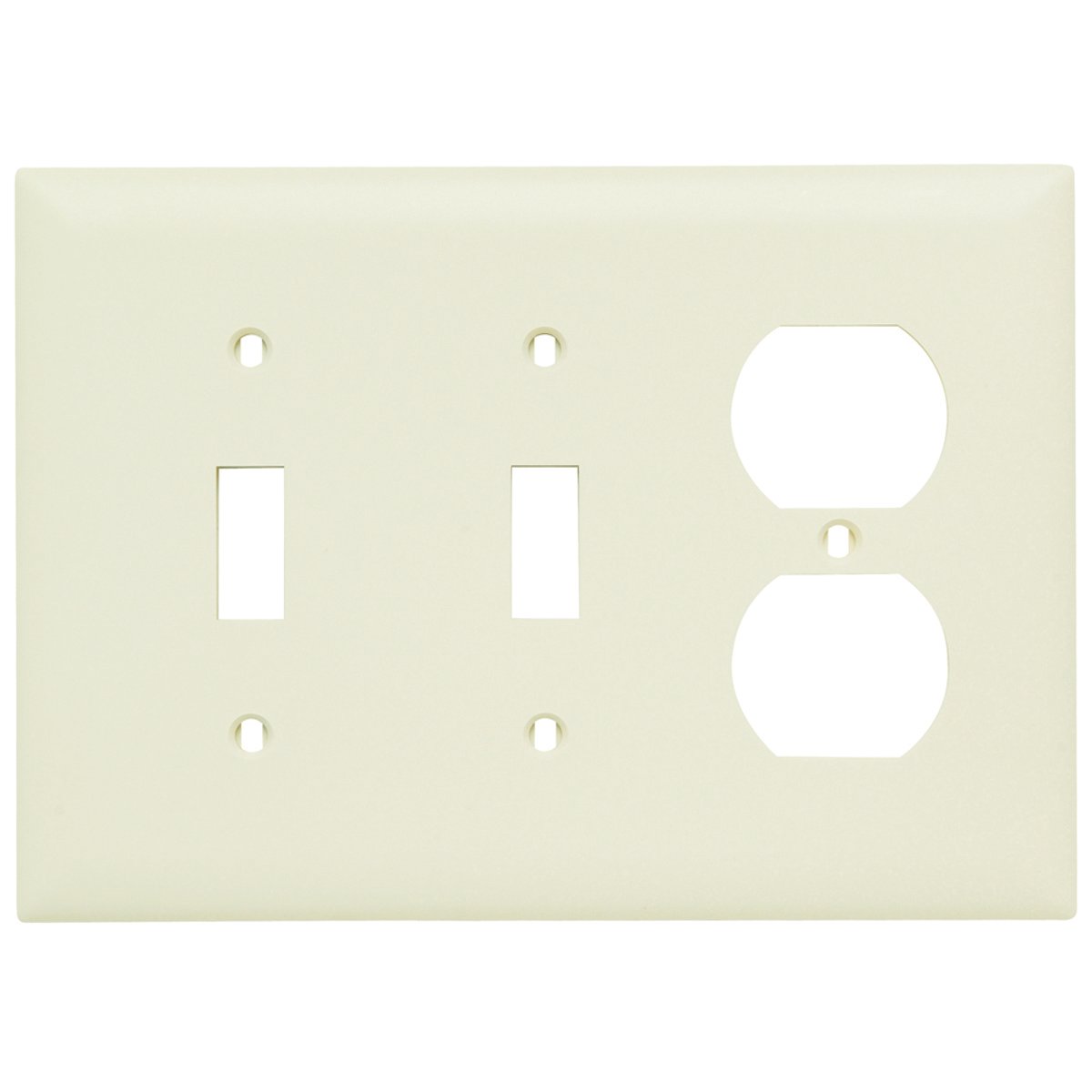 Legrand TP28-LA Trademaster Plate 3gang 2toggle 1duplex Light Almond