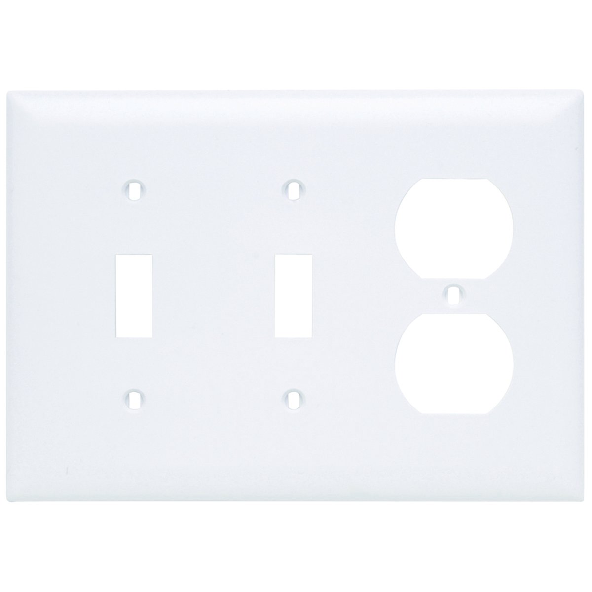 Legrand TP28-W Trademaster Plate 3gang 2toggle 1duplex White