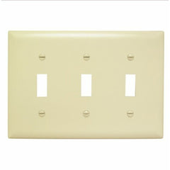 Legrand-Pass & Seymour TP3-I Trademaster Plate 3gang 3toggle Ivory