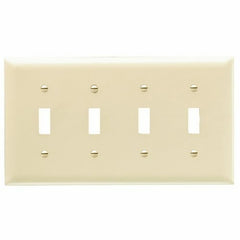 Legrand TP4-I Trademaster Plate 4gang 4toggle Ivory