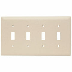 Legrand TP4-LA Trademaster Plate 4gang 4toggle Light Almond