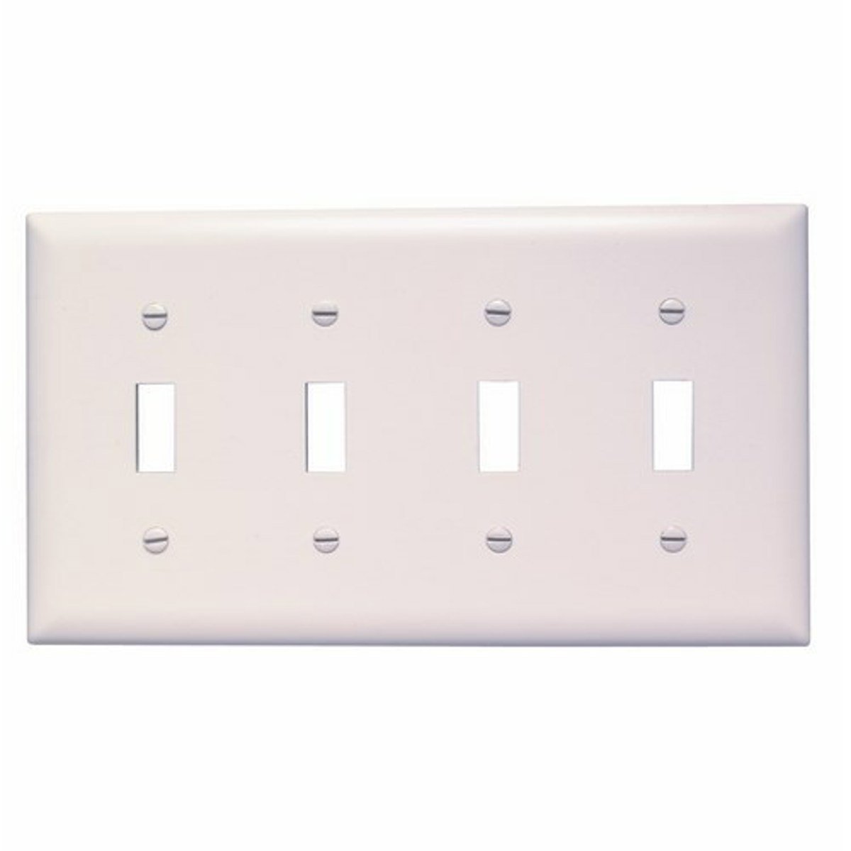 Legrand-Pass & Seymour TP4-W Trademaster Plate 4gang 4toggle White