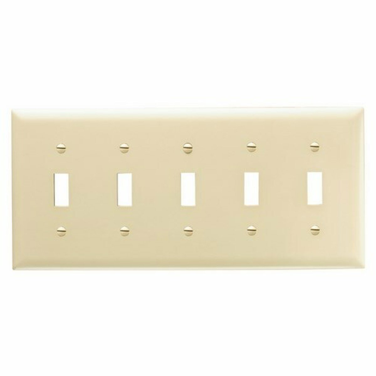 Legrand-Pass & Seymour TP5-I Trademaster Plate 5gang 5toggle Ivory