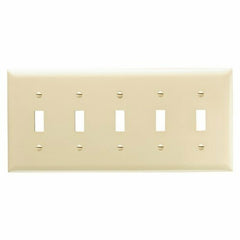 Legrand-Pass & Seymour TP5-I Trademaster Plate 5gang 5toggle Ivory