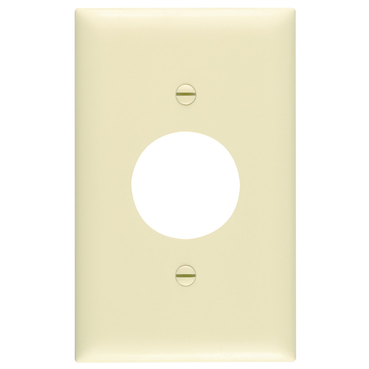 Legrand TP7-I Trademaster Plate 1gang 1 Single Receptacle Ivory